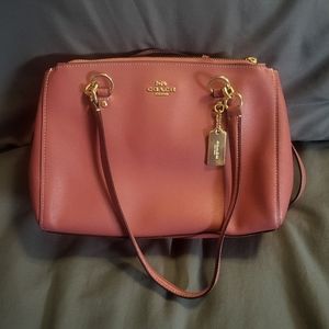 Dark Pink Coach Purse